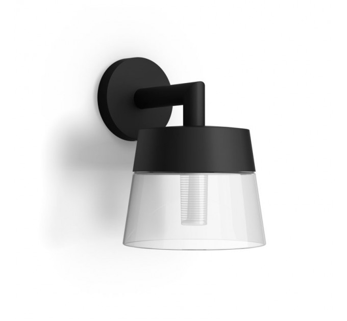 Philips HUE ATTRACT Градински аплик 8W 600lm 2200K - 6500K+16 мил.цвята черен IP44