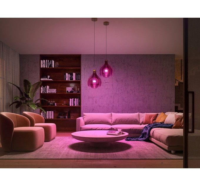 Philips HUE Стартов комплект Led лампи E27 A60 2х9W 2х806lm RGB 2200K - 6500K+16 мил.цвята