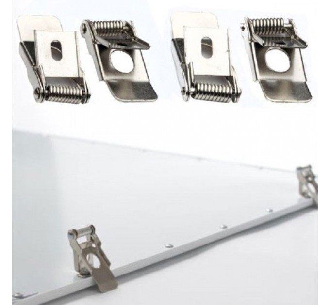 Метални щипки за  LED панели 4бр. комплект Lightex