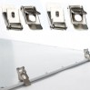 Метални щипки за  LED панели 4бр. комплект Lightex