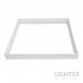 Рамка за открит монтаж COMPACT за LED панел 600х600x62mm бяла Lightex