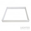 Рамка за открит монтаж COMPACT за LED панел 600х600x62mm бяла Lightex