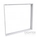 Рамка за открит монтаж COMPACT за LED панел 600х600x62mm бяла Lightex