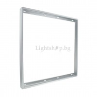 Рамка за открит монтаж COMPACT за LED панел 600х300x63 бяла Lightex