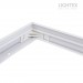 Рамка за открит монтаж COMPACT за LED панел 60х60 h43mm бяла Lightex