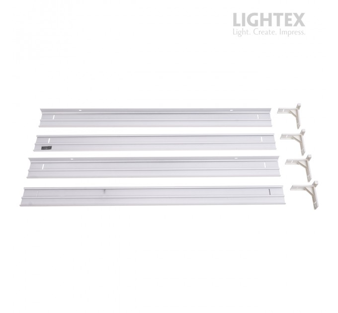 Рамка за открит монтаж COMPACT за LED панел 60х60 h43mm бяла Lightex