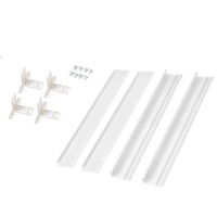Рамка за открит монтаж COMPACT за LED панел 60x60  с клик механизъм h70mm бяла Lightex