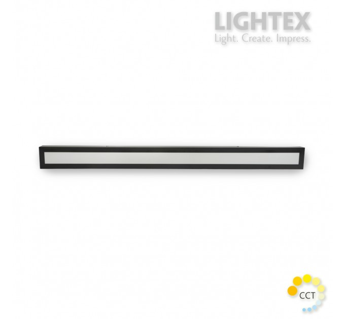 LED панел ALLEGRO за открит монтаж 100х1200хH40 40W 220V 3CCT 4000lm черен Lightex