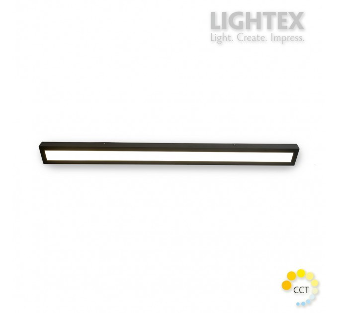 LED панел ALLEGRO за открит монтаж 100х1200хH40 40W 220V 3CCT 4000lm черен Lightex