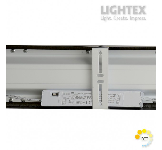 LED панел ALLEGRO за открит монтаж 100х1200хH40 40W 220V 3CCT 4000lm черен Lightex