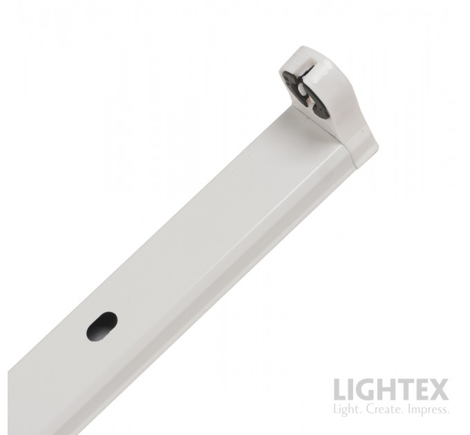 Шина за LED тръба BASIC 1x600mm T8 едностранно захранване 610x33x45mm Lightex