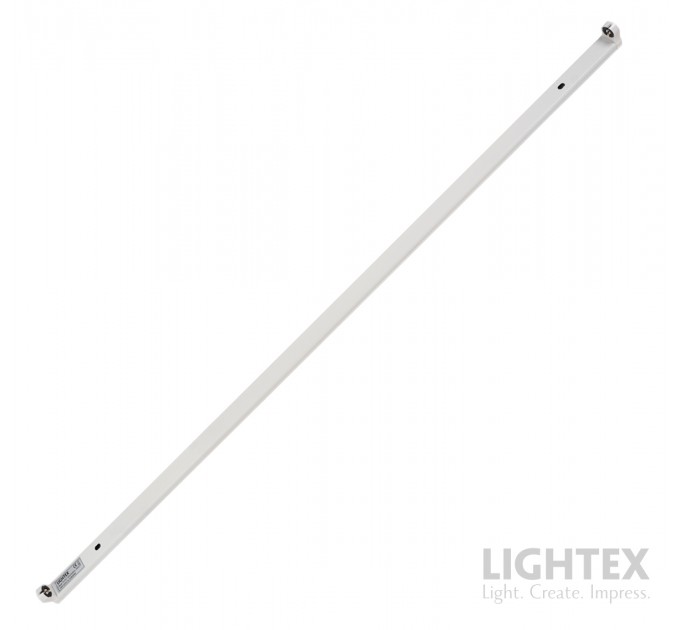Шина за LED тръба BASIC 1x1200mm T8 едностранно захранване 1220x33x45mm Lightex