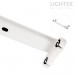 Шина за LED тръба BASIC 2x1200mm T8 едностранно захранване 1220x72x40mm Lightex