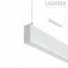LED осветително тяло висящо TWIST II 36W+12W 4000K 4320lm 1200mm бяло Lightex
