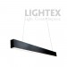 LED осветително тяло висящо TWIST II 36W+12W 4000K 4320lm 1200mm черно Lightex