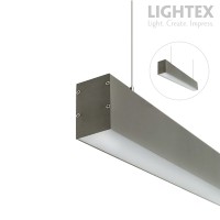 LED осветително тяло висящо TWIST II 36W+12W 4000K 4320lm 1200mm сиво Lightex LED осветително тяло висящо TWIST II 36W+12W 4000K 4320lm 1200mm сиво Lightex