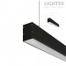 LED осветително тяло висящо TWIST II 36W+12W 4000K 4320lm 1200mm черно Lightex