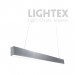 LED осветително тяло висящо TWIST II 36W+12W 4000K 4320lm 1200mm сиво Lightex
