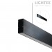 LED осветително тяло TEXAS с проволки 40W 240V 3000K/4000K/5700K 4600lm IP20 1200x50x75 сив Lightex