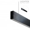 LED осветително тяло TEXAS с проволки 40W 240V 3000K/4000K/5700K 4600lm IP20 1200x50x75 сив Lightex