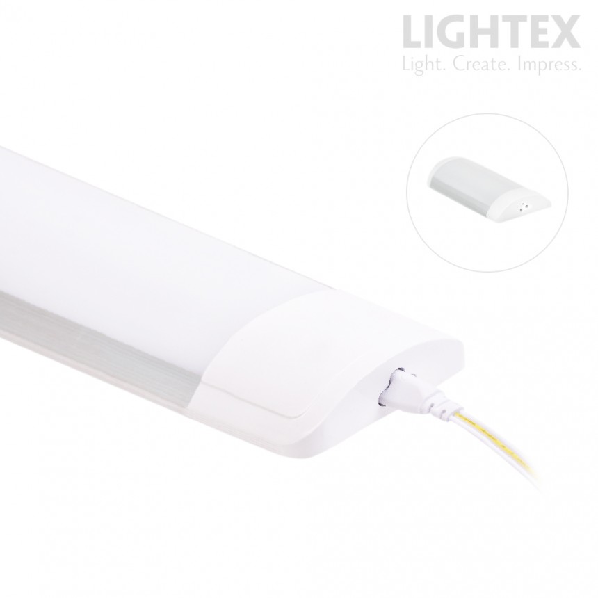 LED тяло LIMA - I 18W 6000K 1400lm 600мм свързване в линия Lightex