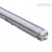 ЛОТ KARINA за 1xLED T8 1200mm  IP65 PC/PC SS clips едностранно захранване Lightex