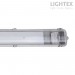 ЛОТ KARINA за 2xLED T8 1200mm  IP65 PC/PC SS clips едностранно захранване Lightex