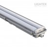 ЛОТ KARINA за 2xLED T8 1500mm  IP65 PC/PC SS clips едностранно захранване Lightex