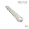 LED тяло IGOR Gen 3 40W/28W/21W max.6400lm 240V CCT 3000K/4000K/5700K IP65 PC/PC 1180x85x71mm с порт за авариен блок Lightex