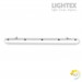 LED тяло IGOR Gen 3 40W/28W/21W max.6400lm 240V CCT 3000K/4000K/5700K IP65 PC/PC 1180x85x71mm с порт за авариен блок Lightex