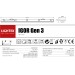 LED тяло IGOR Gen 3 40W/28W/21W max.6400lm 240V CCT 3000K/4000K/5700K IP65 PC/PC 1180x85x71mm с порт за авариен блок Lightex