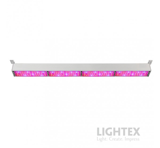 LED линейно тяло за растеж и цъфтеж на растения 250W White+Red+Blue+IR+UV 220V 12500lm IP65 Lightex