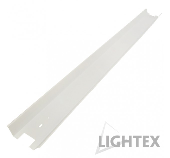 Отражател  за шина 2х1200мм бял Lightex