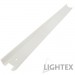 Отражател  за шина 2х1200мм бял Lightex