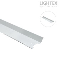 Отражател  за шина 2х1200мм бял Lightex