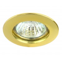Луна RL HL102G MR16 GX5.3 max.50W алуминиева стационарна Ø77mm/cut 65mm злато Lightex