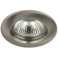 Луна RL HL104SN MR16 GX5.3 max.7W LED алуминиева стационарна Ø77mm/cut 65mm матирана никел Lightex