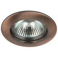 Луна RL HL106RAB MR16 GX5.3 max.7W LED алуминиева стационарна Ø77mm/cut 65mm антично червено Lightex