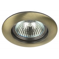Луна RL HL107GAB  MR16 GX5.3 max.7W LED алуминиева стационарна Ø77mm/cut 65mm антично зелено Lightex