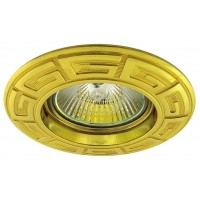 Луна RL HL500G MR16 GX5.3 max.7W LED алуминиева стационарна Ø87mm/cut 60mm злато Lightex