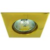 Луна RL HL1000G MR16 GX5.3 max.7W LED алуминиева стационарна квадрат 58x58mm/cut Ø62mm злато Lightex