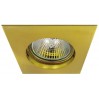 Луна RL HL1002SG MR16 GX5.3 max.7W LED алуминиева стационарна квадрат 77x77mm/cut 60mm матирано злато Lightex