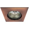 Луна RL HL1003RAB MR16 GX5.3 алуминиева стационарна квадрат 77x77mm/cut 60mm антично червено Lightex