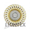 Луна HL2210G/WH MR16 GX5.3 max.7W LED алуминиева стационарна Ø100mm/cut 50mm златна+бяло Lightex