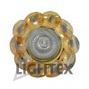Луна HL2414  MR16 GX5.3 max.7W LED алуминиева стационарна Ø100mm/cut 50mm кехлибар Lightex