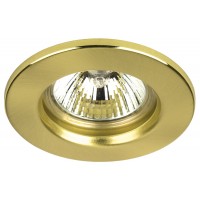 Луна RL HL3005SG MR16 GX5.3 max.7W LED стоманена стационарна Ø81mm/cut 60mm  матирано злато Lightex