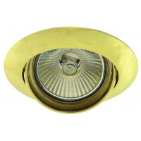 Луна RL HL202G MR16 GX5.3 max.7W LED алуминиева подвижна Ø84mm/cut 75mm злато Lightex