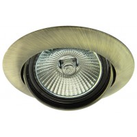 Луна RL HL206GAB MR16 GX5.3 max.50W алуминиева подвижна Ø84mm/cut 75mm антично зелено Lightex