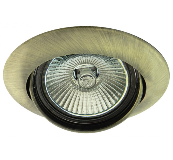 Луна RL HL206GAB MR16 GX5.3 max.50W алуминиева подвижна Ø84mm/cut 75mm антично зелено Lightex