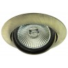 Луна RL HL206GAB MR16 GX5.3 max.50W алуминиева подвижна Ø84mm/cut 75mm антично зелено Lightex